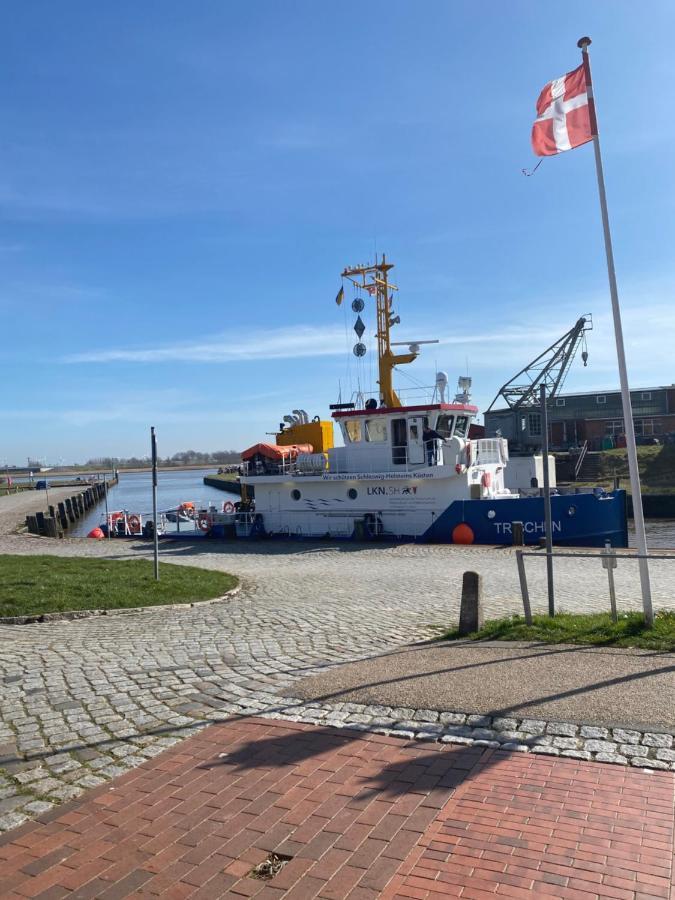 Gasthaus Hafenblick Tönning Buitenkant foto