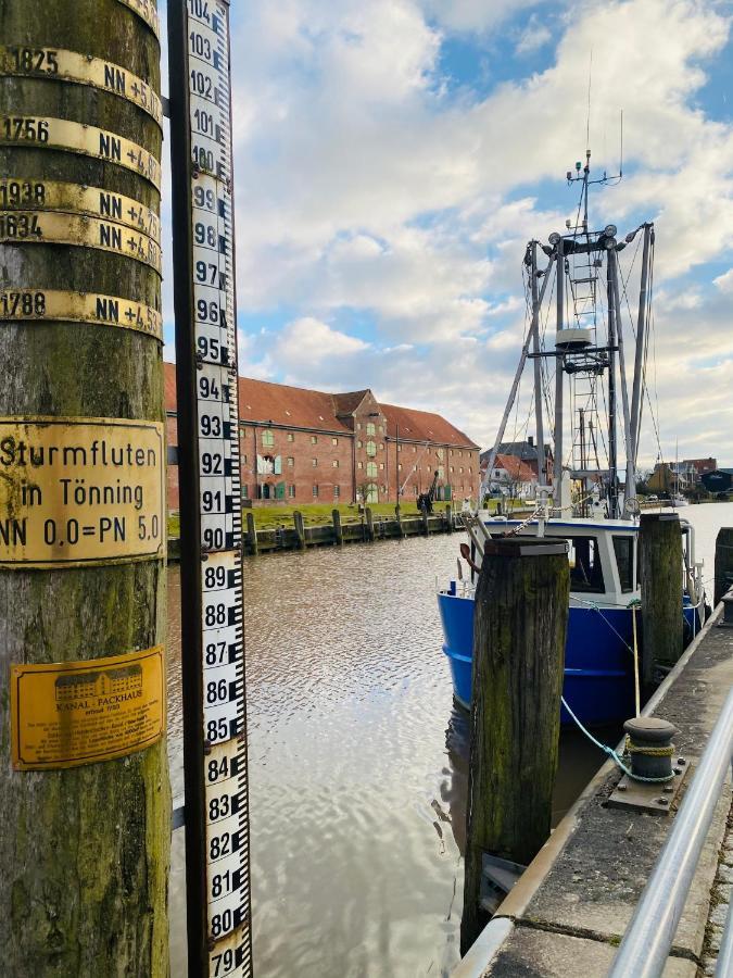 Gasthaus Hafenblick Tönning Buitenkant foto